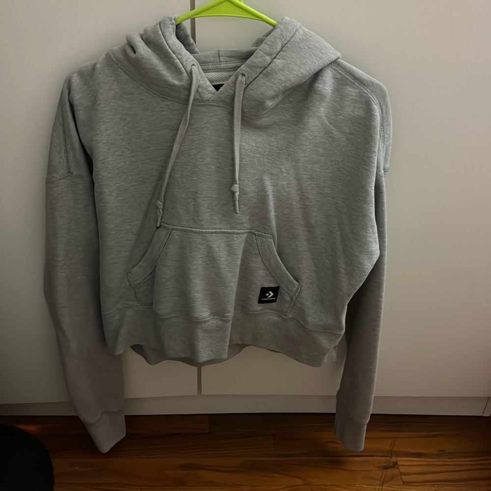 Converse cropped hoodie